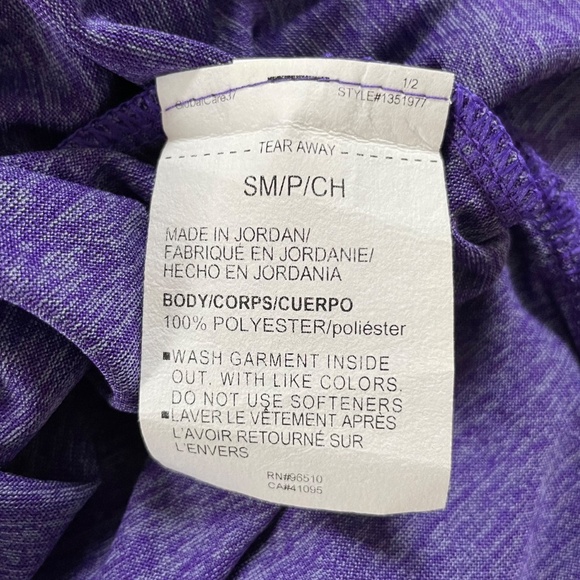 New Under Armour Graphic Print Loose Fit Hooded Top Tech Twist Purple Size Small - Picture 13 of 16